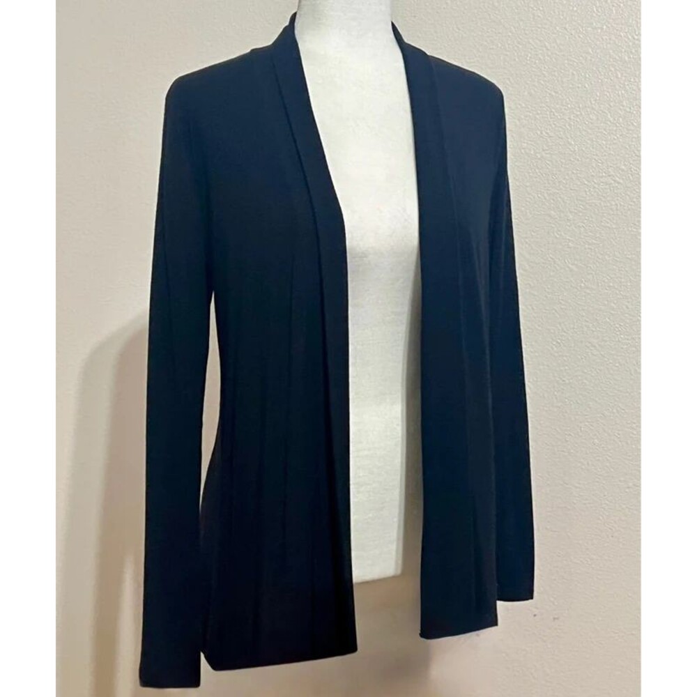 Always Indigo Women’s Black lightweight flowy Cardigan - size medium
